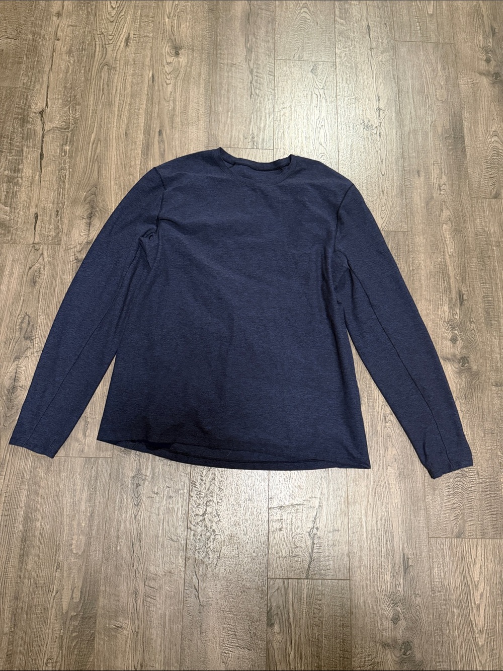 lululemon athletica Men's Long Sleeve Crew - Navy Blue